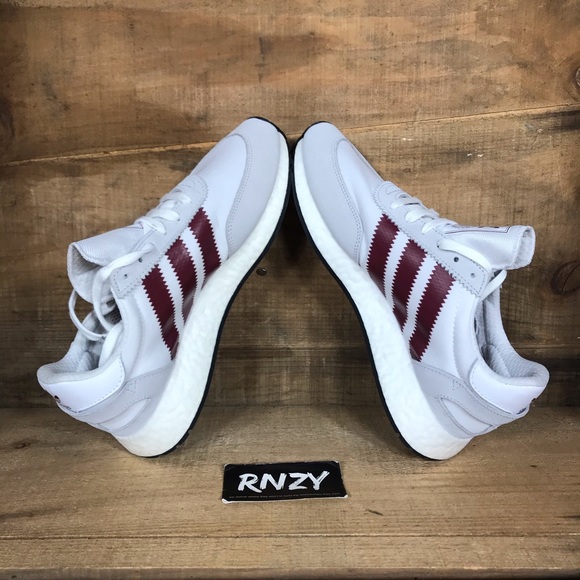 NEW Adidas I-5923 Grey Burgundy - Picture 6 of 8